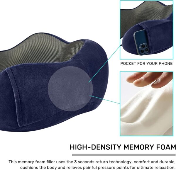 Memory Foam Neck Travel Pillow U Shape Support Cushion