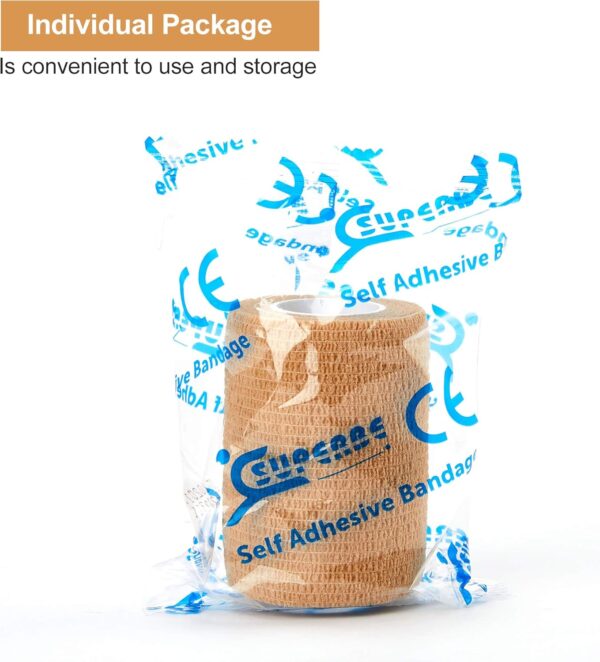 Bandages; Cohesive Bandage Self Adhesive – Multiple Sizes