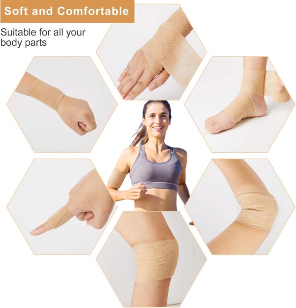 Bandages; Cohesive Bandage Self Adhesive – Multiple Sizes