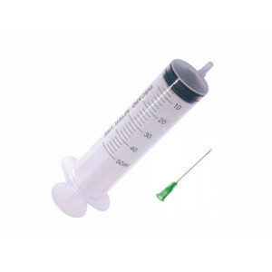syringes 50ml Syringes 50ml with Needle Luer Lock – 25/Pack