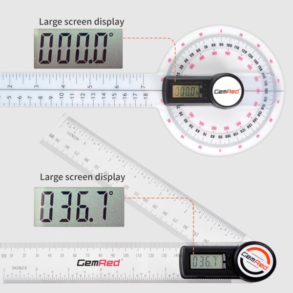 Goniometer : Professional Digital Orthopedic Goniometer with LCD Display
