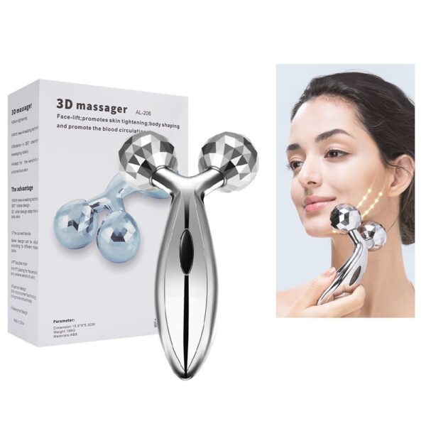 3D Face Massager Roller – Lifting & Skin Tightening Facial Massage Tool