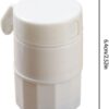 4-in-1 Pill Cutter, Crusher & Storage Box – Portable Medicine Organizer (2) Compact 4-in-1 pill cutter, crusher, grinder, and storage container—ideal for easy medication management at home or on the go.