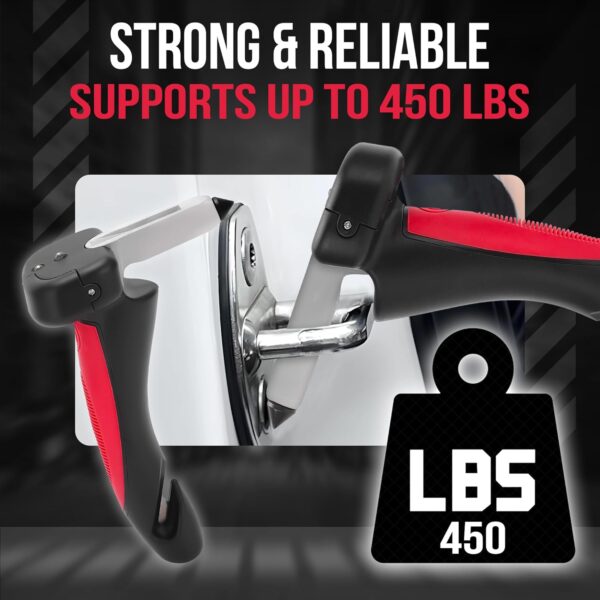 Car Assist Handle with Window Breaker, Seatbelt Cutter & LED Light