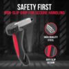 Car Assist Handle with Window Breaker, Seatbelt Cutter & LED Light