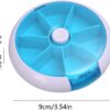Circular Pill Box Storage 3 Rotating Circular pill organizer.