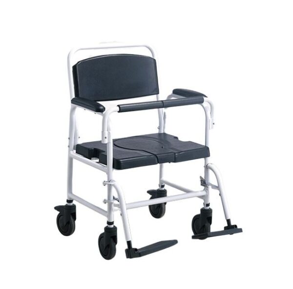 Commode Chair Aluminium with Wheels & Padded Seat SKY8803L-51