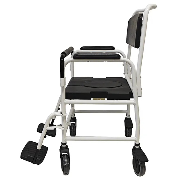 Commode Chair Aluminium with Wheels & Padded Seat SKY8803L-51