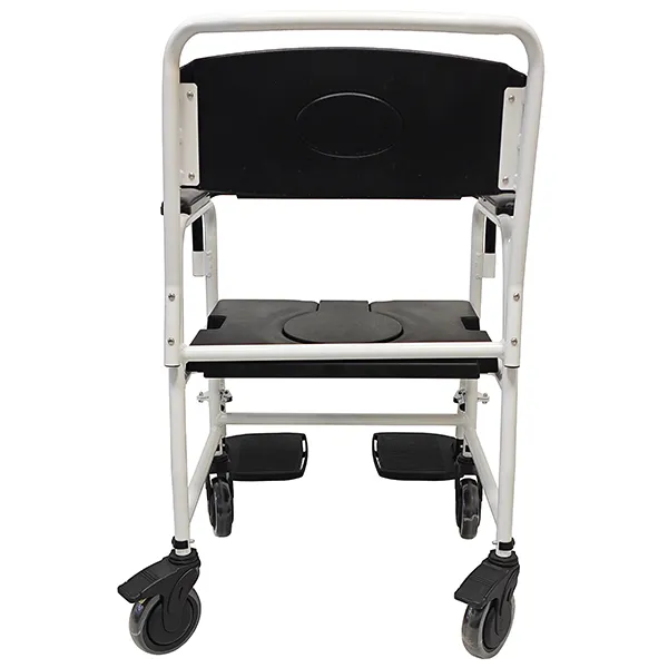 Commode Chair Aluminium with Wheels & Padded Seat SKY8803L-51