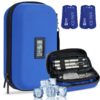 Digital Cooling Ice Pack - Syringe Cooling pack Portable Insulin Cooling Bag Travel Case with Digital Temperature Display