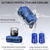 Digital Cooling Ice Pack - Syringe Cooling pack (3) Portable Insulin Cooling Bag Travel Case with Digital Temperature Display