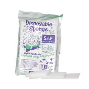 Disposable Sponge No-Rinse Bathing Wipes 13×9×2 cm – 50 Pack
