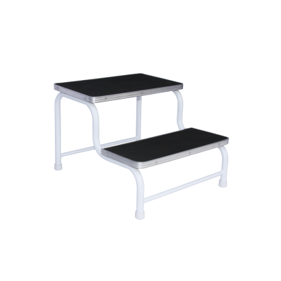 Double-Step-Rubber-Top Double Step Stool with Rubber Top