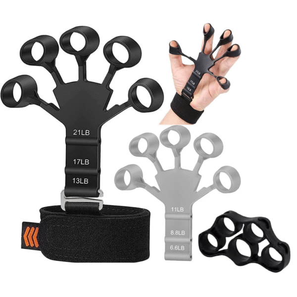Finger Grip Training Set – 3 Piece Hand & Finger Strengthener Kit
