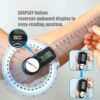Goniometer : Professional Digital Orthopedic Goniometer with LCD Display