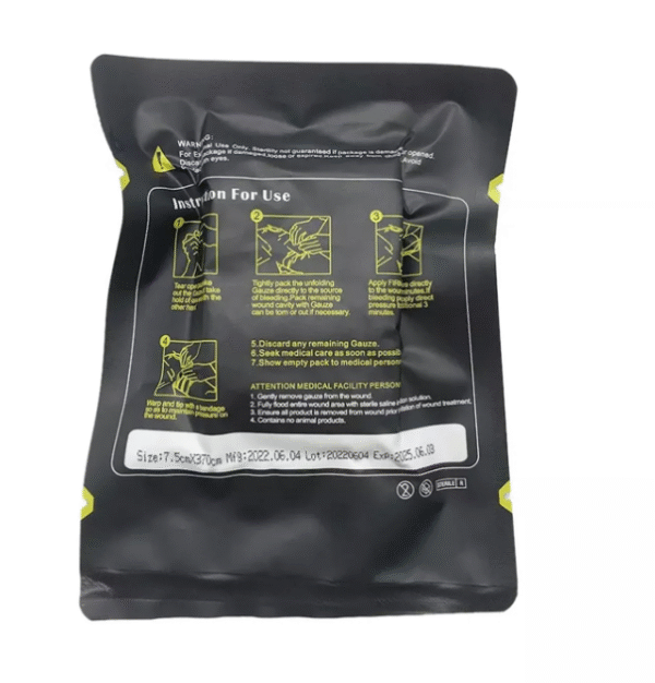 Kaolin Hemostatic Gauze for Wound Packing