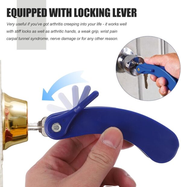 Key Turner Aid for Arthritis & Weak Grip – Easy Key Holder