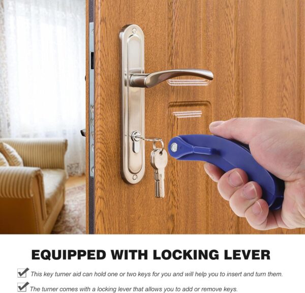 Key Turner Aid for Arthritis & Weak Grip – Easy Key Holder