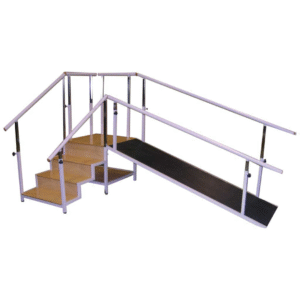 Rehab Stairs with Parallel Bar Slope Rehab Stairs with Parallel Bar Slope