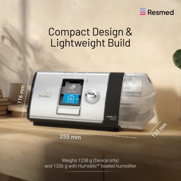 ResMed Lumis 150 VPAP ST-A BiPAP Ventilator with IntelligentAir™ Technology