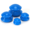 Silicone Cupping Therapy Set 4pcs (Hijama Cups)