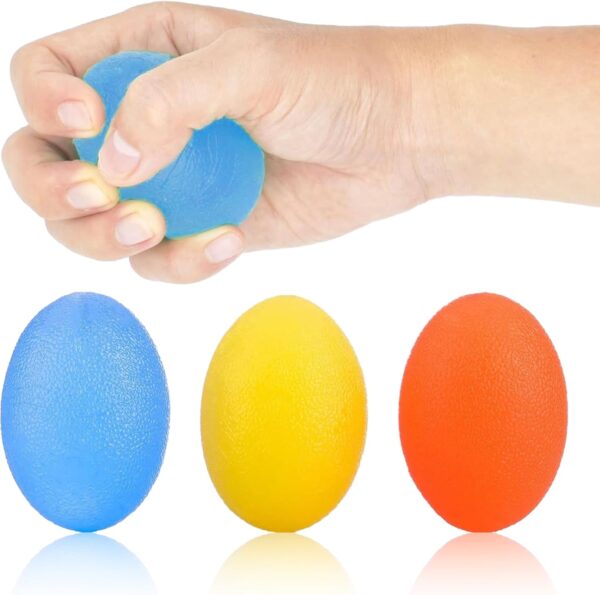 Silicone Stress Ball Hand Grip Strengthener Therapy Ball