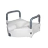 Raised Toilet Seat with Handles Adjustable Locking Toilet Seat Riser