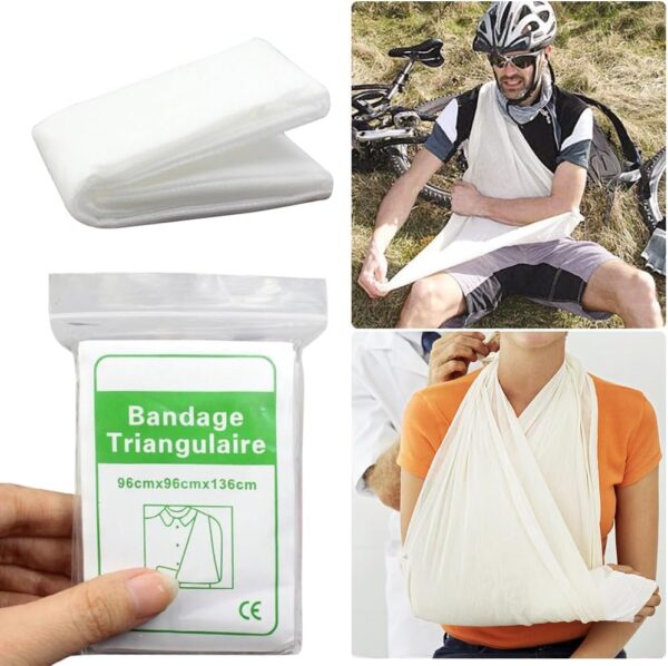 Triangular bandage Non Woven 96cmx96cmx136cm (2) Triangular Bandage Non Woven 96cm × 96cm × 136cm