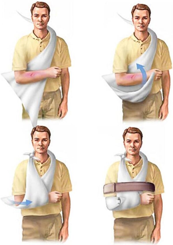 Triangular bandage Non Woven 96cmx96cmx136cm (4) Triangular Bandage Non Woven 96cm × 96cm × 136cm