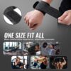 Weight Lifting Hooks with Wrist Support for Gym & Rehabilitation