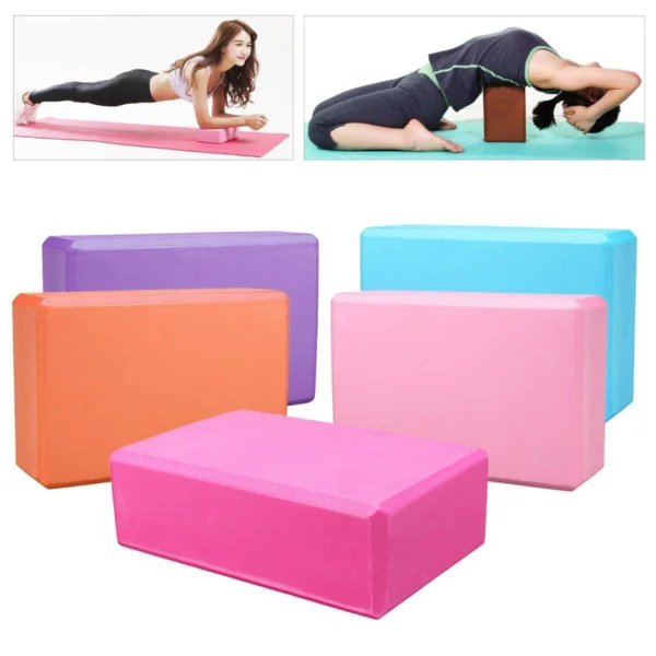 Yoga Block (2) Yoga Block – High Density EVA Foam Support Block
