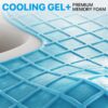 Memory Foam Seat Cushion Gel Enhanced Orthopedic Coccyx Pad