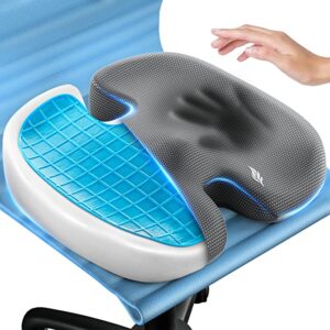 Memory Foam Seat Cushion 2 Memory Foam Seat Cushion Gel Enhanced Orthopedic Coccyx Pad